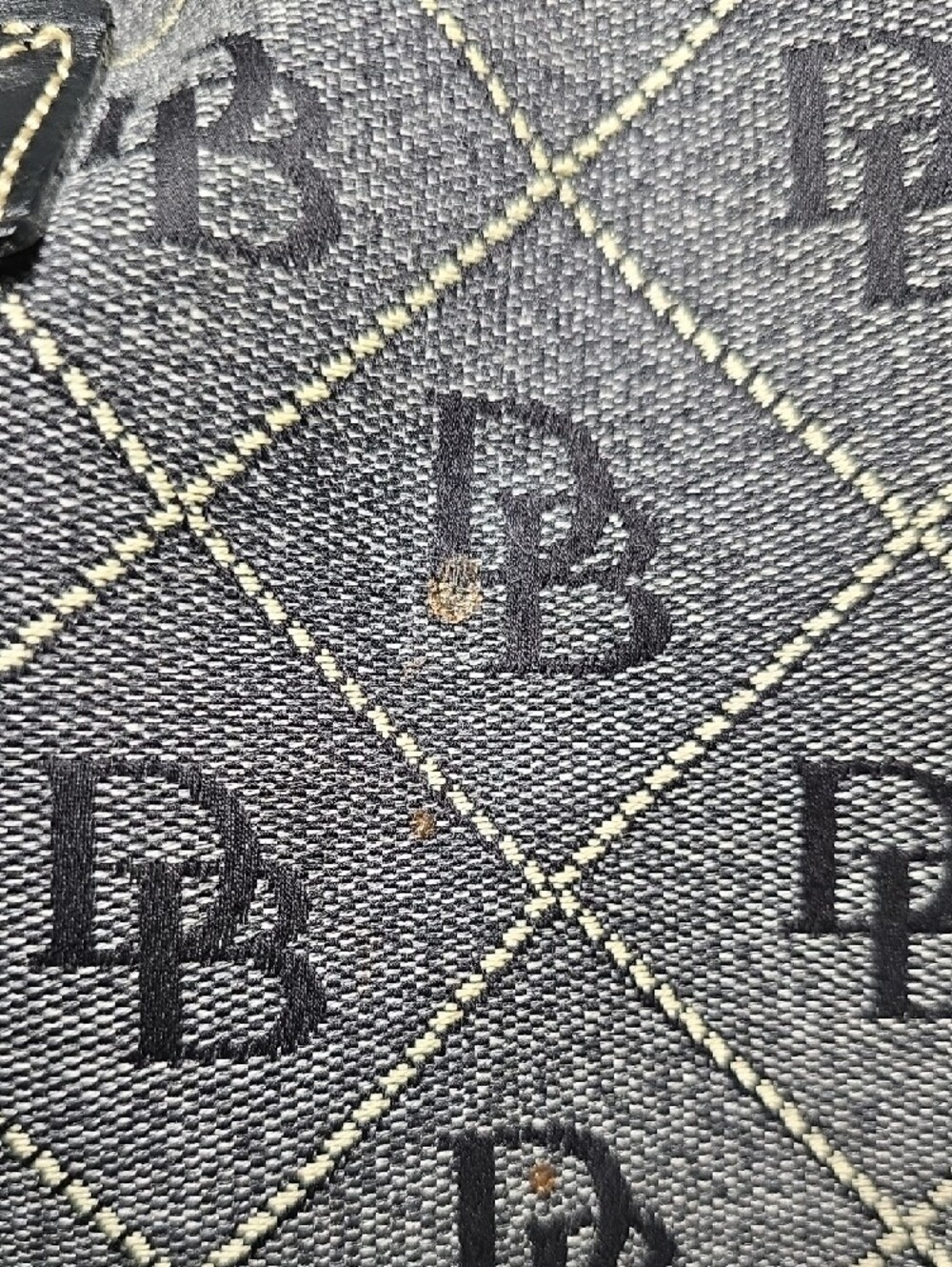 Dooney & Bourke Signature DB Black Canvas Leather Trim Shoulder Bag - Picture 16 of 16